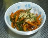すき焼たれでピーマンとにんじんのきんぴら作り方7写真