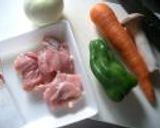 具たぁ~っぷり♪チキンライス作り方1写真