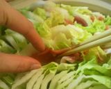 豚小間でミルフィーユ鍋♥にんにく風味作り方3写真
