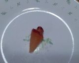 ♡電子レンジで2分♡深紅の薔薇りんご作り方4写真
