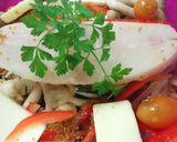 カレイときのこたっぷり野菜蒸し～ルクエ作り方1写真