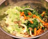 残り物野菜で♪簡単おいしぃピリ辛甘酢和え作り方2写真