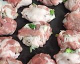 ★塩麹ネギ塩を豚肉で巻きました。★作り方4写真