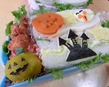 すくな南瓜deハロウィンキャラ弁作り方8写真