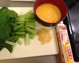 小松菜のにんにくバター炒め作り方1写真