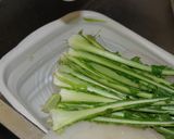 蕪の葉っぱ辛しマヨネーズ和え作り方1写真