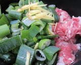 捨てちゃダメ!青ネギと豚肉の甘醤油煮作り方2写真