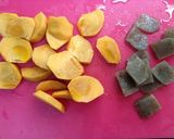 こんにゃくと柿の白だし醤油麹✿白和え作り方5写真