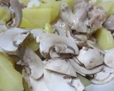 こんがりポテトと鶏もも肉のにんにく炒め★作り方6写真