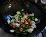 そば飯ならぬ『スパ飯』～ナポリタン風～作り方2写真