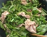 豚こまのスタミナにんにく炒め作り方3写真