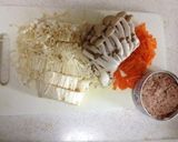 ツナとキノコの炊き込みご飯♡作り方1写真
