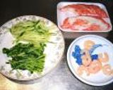 生春巻きカニかまぼこ・エビ作り方1写真
