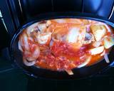 お肉でトマト煮作り作り方3写真