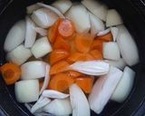 ∞∞∞　自然食卓　豆乳のシチュー　∞∞∞作り方1写真