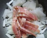 大根とベーコンの塩麹炒め作り方3写真