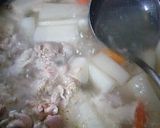 大根と豚肉の煮物～大根葉も使って作り方2写真