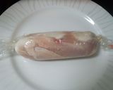 鳥むね肉の野菜ときのこの彩りロール♡作り方3写真