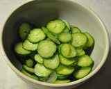 新生姜できゅうりの酢の物作り方1写真