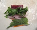 「岩下の新生姜」入り鰹の生春巻き作り方2写真