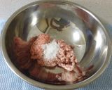 パパのキャベツ餃子でパティー作り方2写真