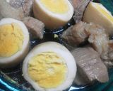 ☆豚バラと玉子の甘辛煮☆作り方5写真