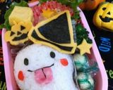 ☆ハロウィン★簡単!おばけのキャラ弁☆作り方4写真