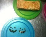 キャラ弁　ハロウィン　たまご焼き作り方1写真