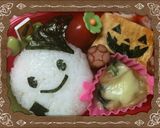 キャラ弁　ハロウィン　たまご焼き作り方3写真