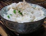 豆腐とザーサイの炊き込みご飯作り方6写真