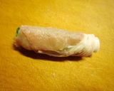 キャベツも一緒に♪豚の生姜焼き風？ロール作り方5写真