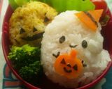 キャラ弁*簡単♪ハロウィンおばけchan作り方5写真