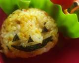 キャラ弁*ジャック・オ・ランタンおにぎり作り方3写真