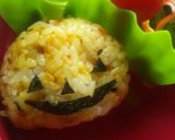 キャラ弁*ジャック・オ・ランタンおにぎり作り方3写真