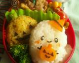 キャラ弁*ジャック・オ・ランタンおにぎり作り方4写真