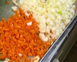 ■豚ひき肉といろいろお豆のドライカレー■作り方1写真