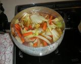白菜と肉団子鍋作り方3写真