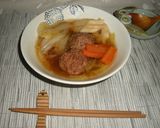 白菜と肉団子鍋作り方7写真