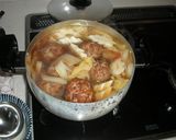 白菜と肉団子鍋作り方6写真