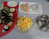 シーフードと茄子のソテー作り方1写真