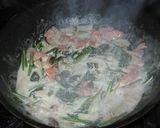 簡単！濃厚ほうれんそうとサーモンのパスタ作り方6写真