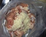 塩麹チキン茸マカロニグラタンフランスパン作り方3写真