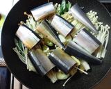 バターが香る！秋刀魚の香味ポン酢煮✿作り方3写真
