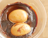 おやつはゆで玉子でした。お母さんの味玉子作り方3写真