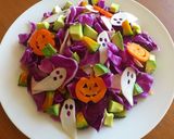 ★紫ｷｬﾍﾞﾂのハロウィンサラダ★作り方5写真