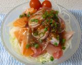 パパの野菜＆海鮮カルパッチョ作り方5写真