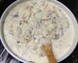 塩麹チキン茸マカロニグラタンフランスパン作り方12写真