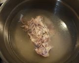 リメイク！　丸鶏のローストのガラスープ♪作り方2写真