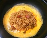 リメイク＊カレーの残りでカレーオムそば♪作り方4写真