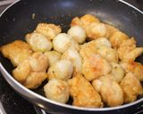 鶏肉と里芋の甘酢炒め作り方6写真